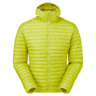 Montane Alpine 850 Nano Hoodie - Mens | Down Insulated Jackets | Further Faster Christchurch NZ | #citrus-spring