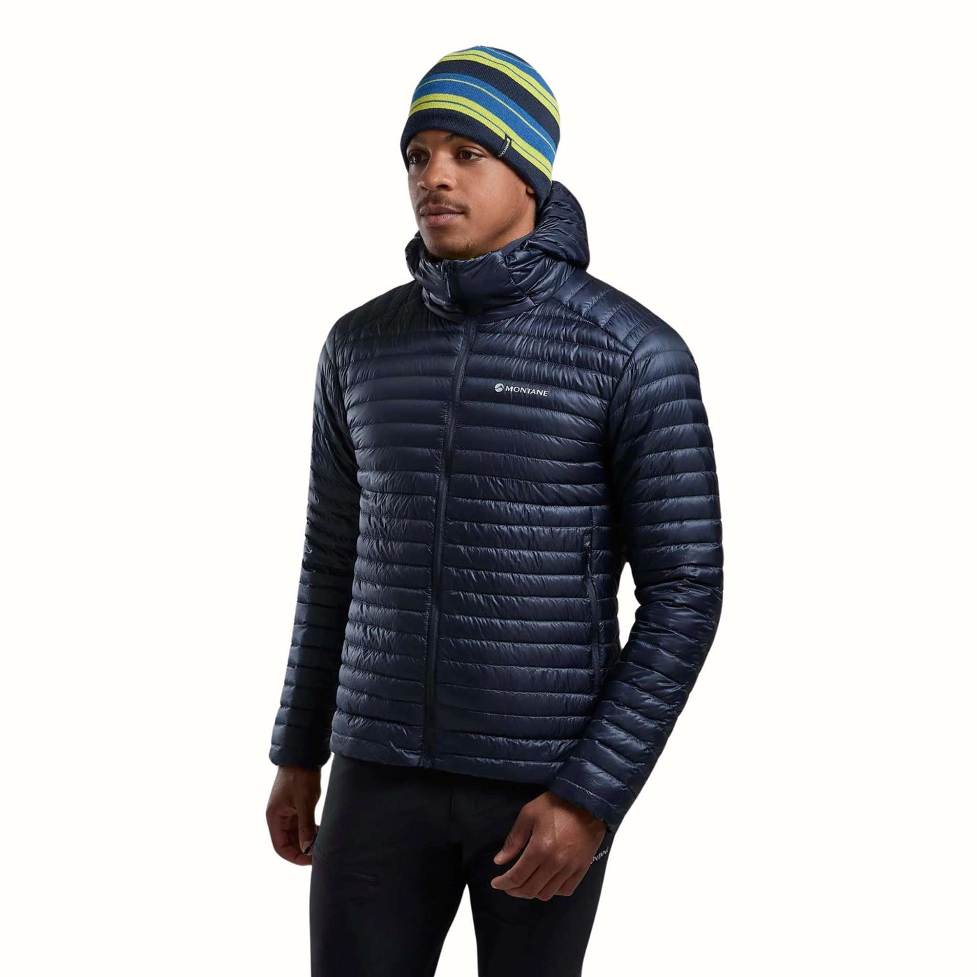 Montane Alpine 850 Nano Hoodie - Mens | Down Insulated Jackets | Further Faster Christchurch NZ | #eclipse-blue