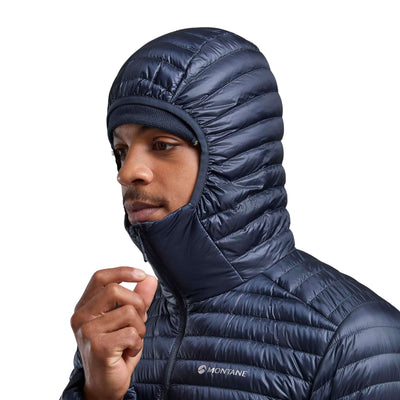 Montane Alpine 850 Nano Hoodie - Mens | Down Insulated Jackets | Further Faster Christchurch NZ | #eclipse-blue