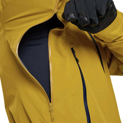 Mens Waterproof Jacket NZ | Montane Alta Lite Jacket - Mens | Further Faster Christchurch NZ | #ginkgo-gold
