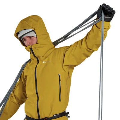 Mens Waterproof Jacket NZ | Montane Alta Lite Jacket - Mens | Further Faster Christchurch NZ | #ginkgo-gold