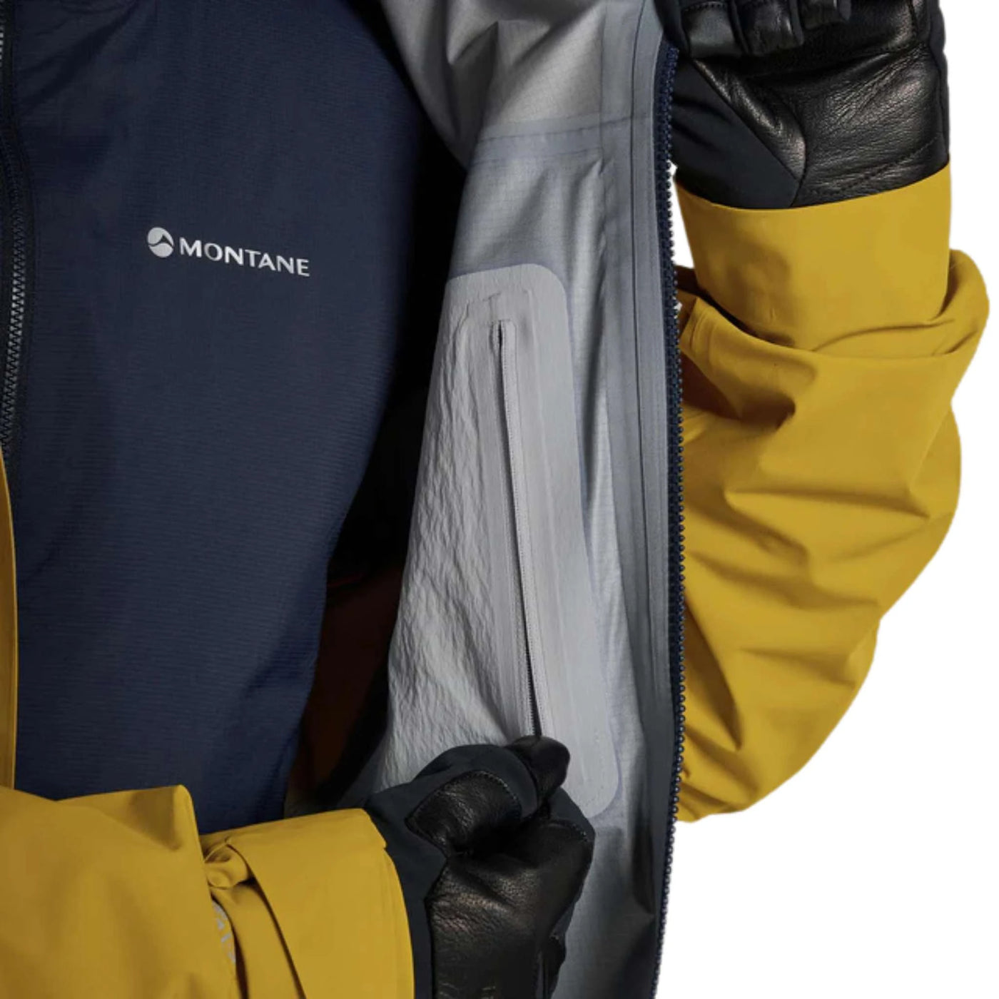 Mens Waterproof Jacket NZ | Montane Alta Lite Jacket - Mens | Further Faster Christchurch NZ | #ginkgo-gold