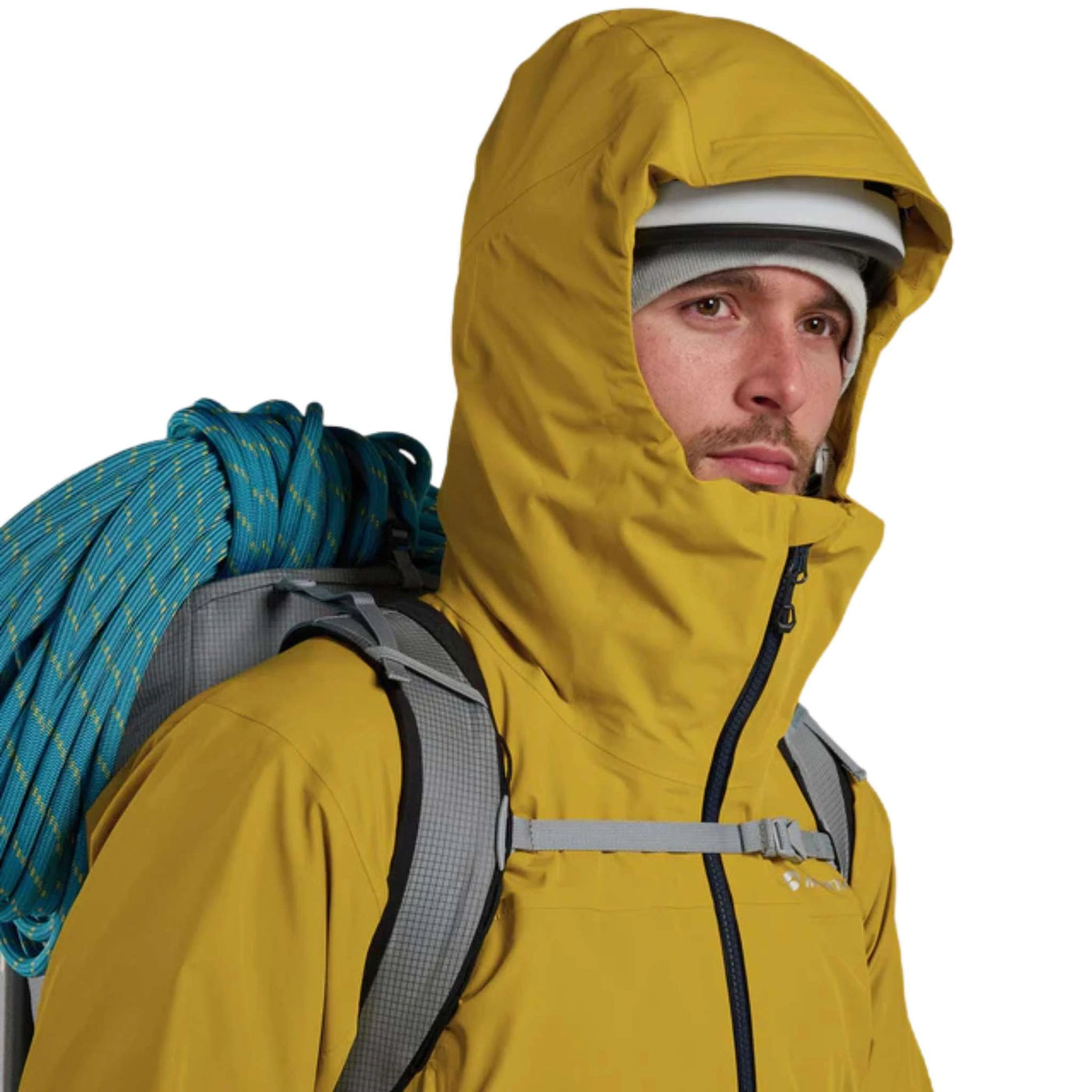 Mens Waterproof Jacket NZ | Montane Alta Lite Jacket - Mens | Further Faster Christchurch NZ | #ginkgo-gold