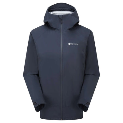 Montane Cetus Jacket - Womens | Women's Waterproof Jacket | Further Faster Christchurch NZ | #eclipse-blue