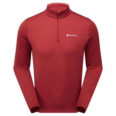 Baselayers NZ | Montane Dart Zip Neck - Mens | Further Faster Christchurch NZ | #dark-maple