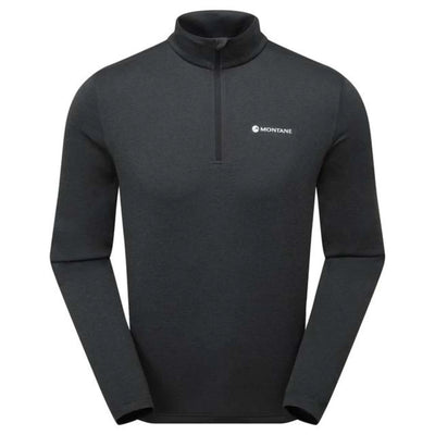 Baselayers NZ | Montane Dart Zip Neck - Mens | Further Faster Christchurch NZ | #black