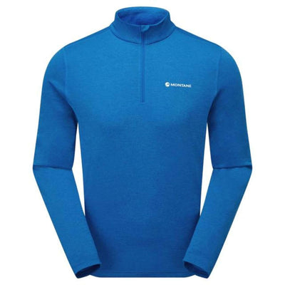 Baselayers NZ | Montane Dart Zip Neck - Mens | Further Faster Christchurch NZ | #neptune-blue