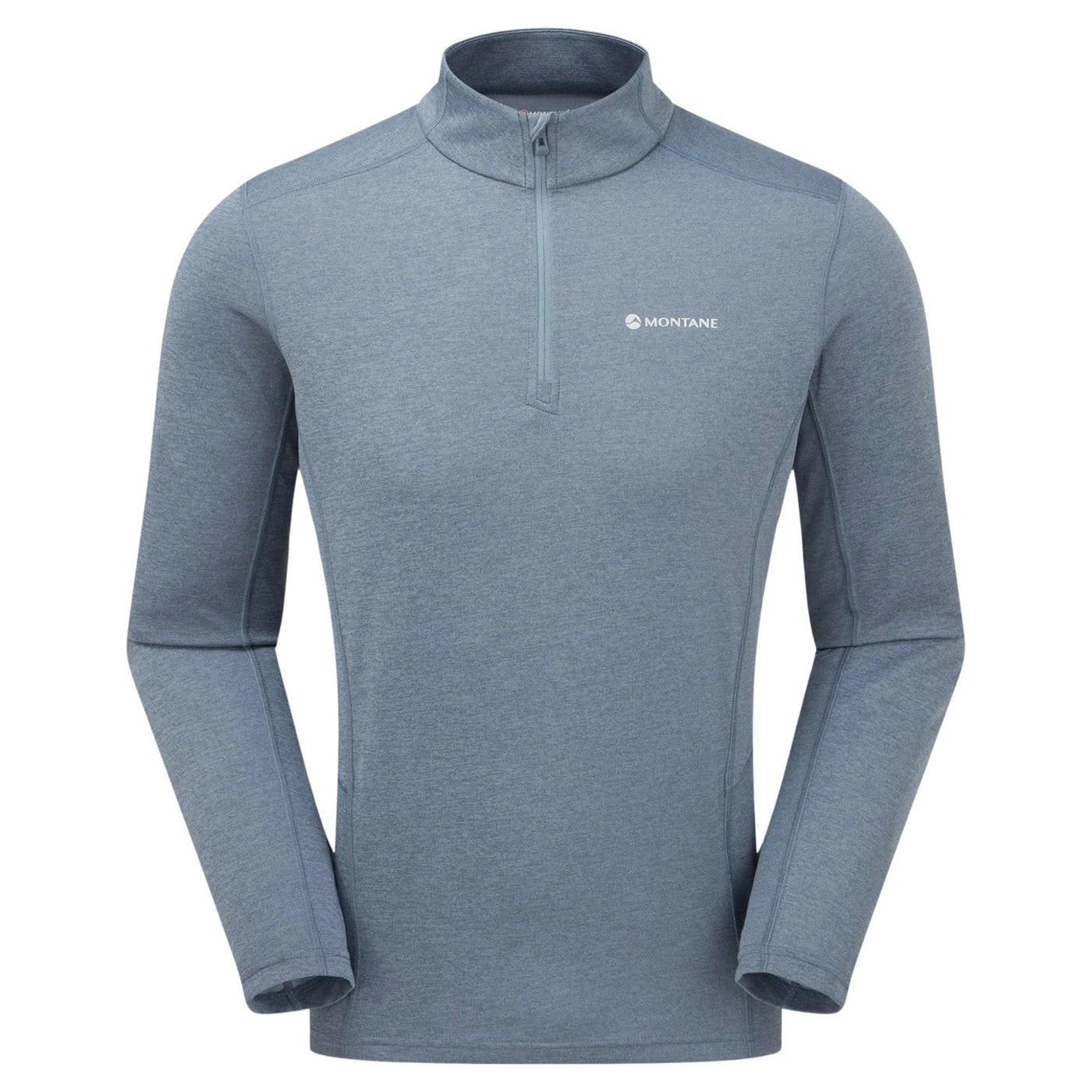 Baselayers NZ | Montane Dart Zip Neck - Mens | Further Faster Christchurch NZ | #stone-blue