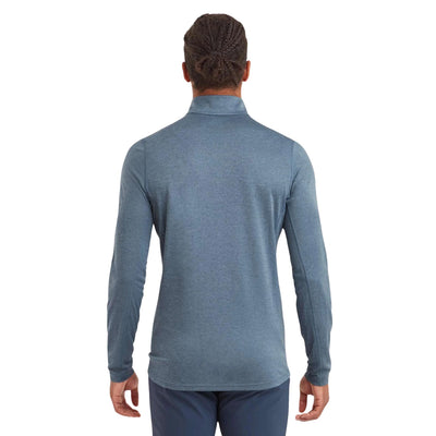 Baselayers NZ | Montane Dart Zip Neck - Mens | Further Faster Christchurch NZ | #stone-blue