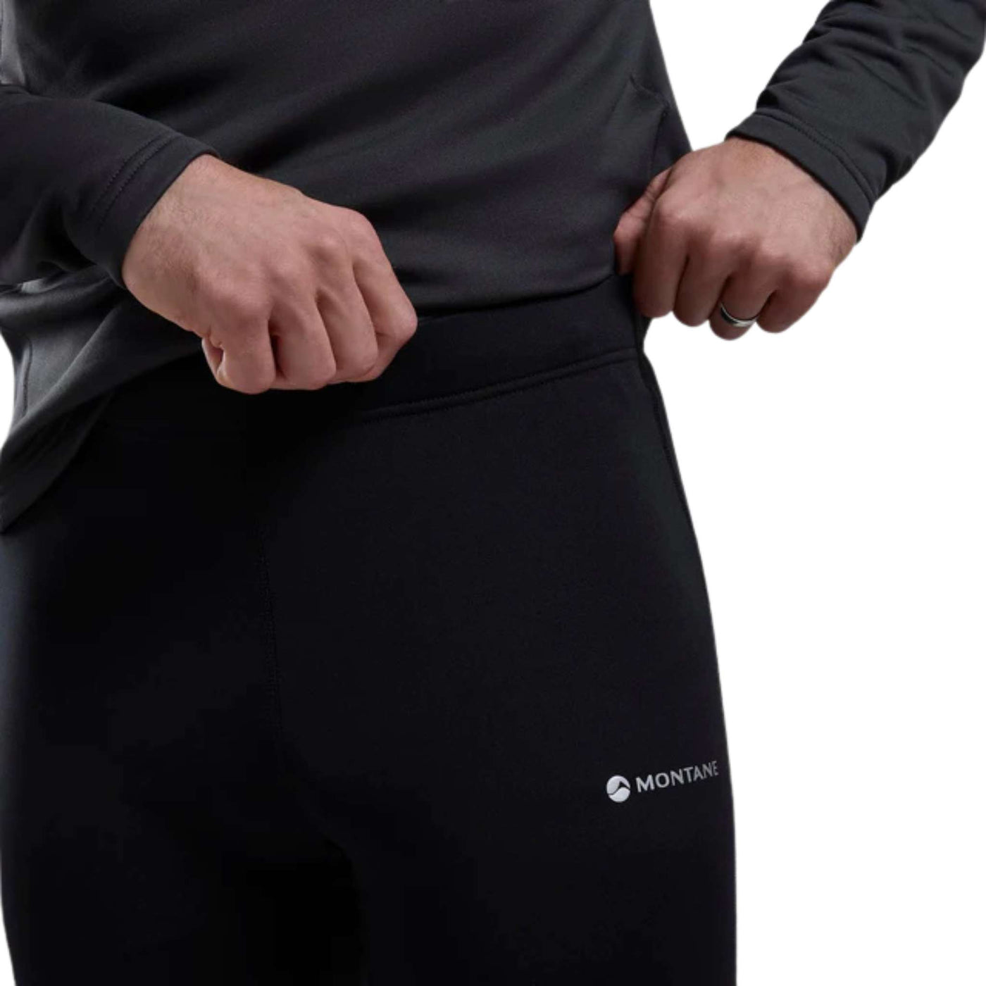 Montane Fury Lite Pant - Mens | Lightweight Mid Layer Fleece Pants | Further Faster Christchurch NZ | #black
