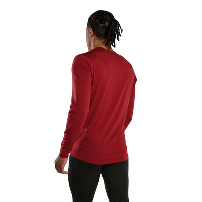 Mens Baselayer NZ | Montane Malli Long Sleeve Tee - Mens | Further Faster Christchurch NZ | #dark-maple
