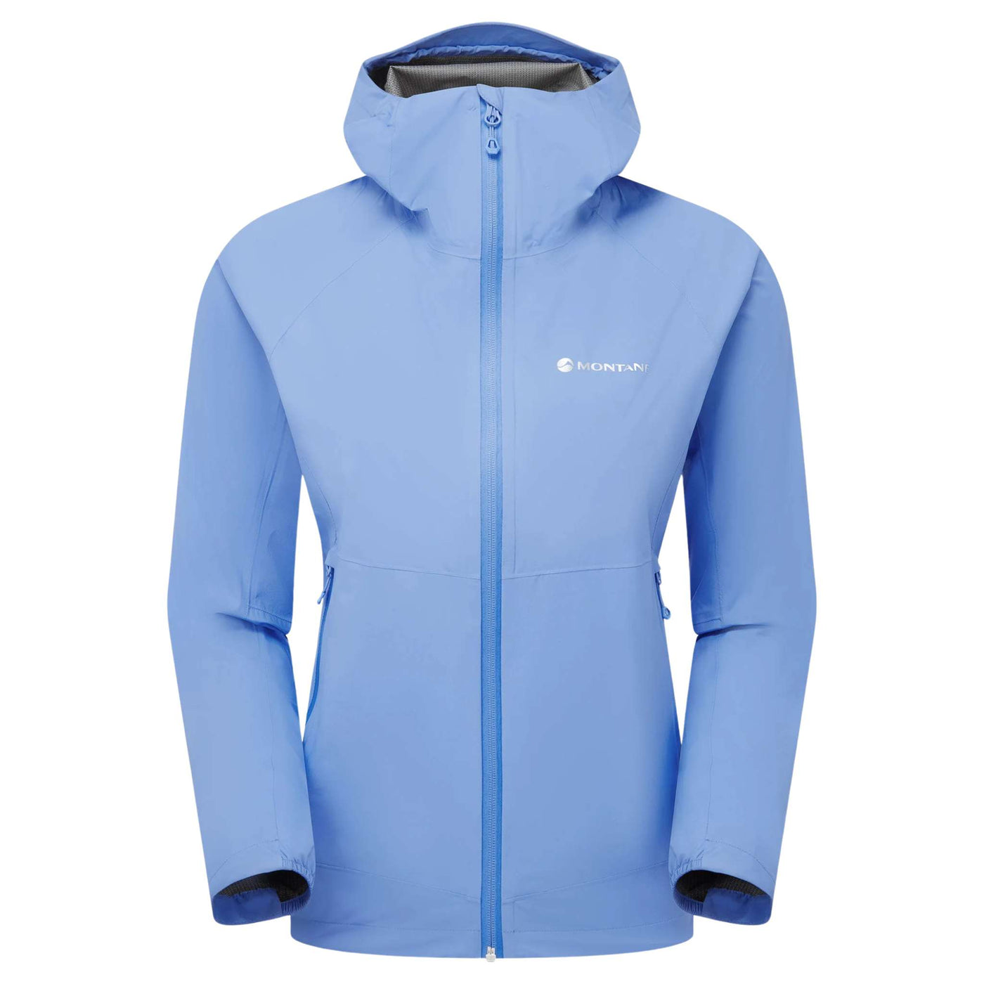 Montane Minimus Lite Jacket - Womens | Womens Shell Waterproof Jacket NZ | Further Faster Christchurch NZ #cornflower