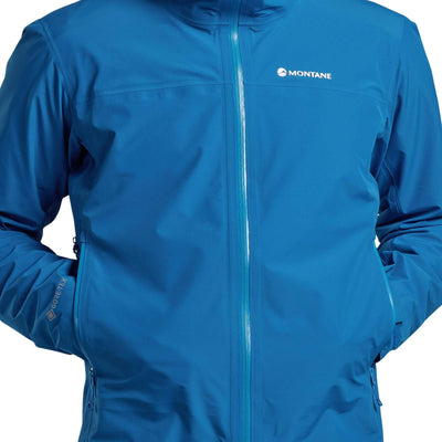 Rainwear NZ | Montane Phase Lite Jacket - Mens | Further Faster Christchurch NZ | #neptune-blue