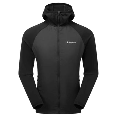 Montane Sirocco Lite Hoodie - Mens | Men's Softshell And Fleece | Further Faster Christchurch NZ | #black