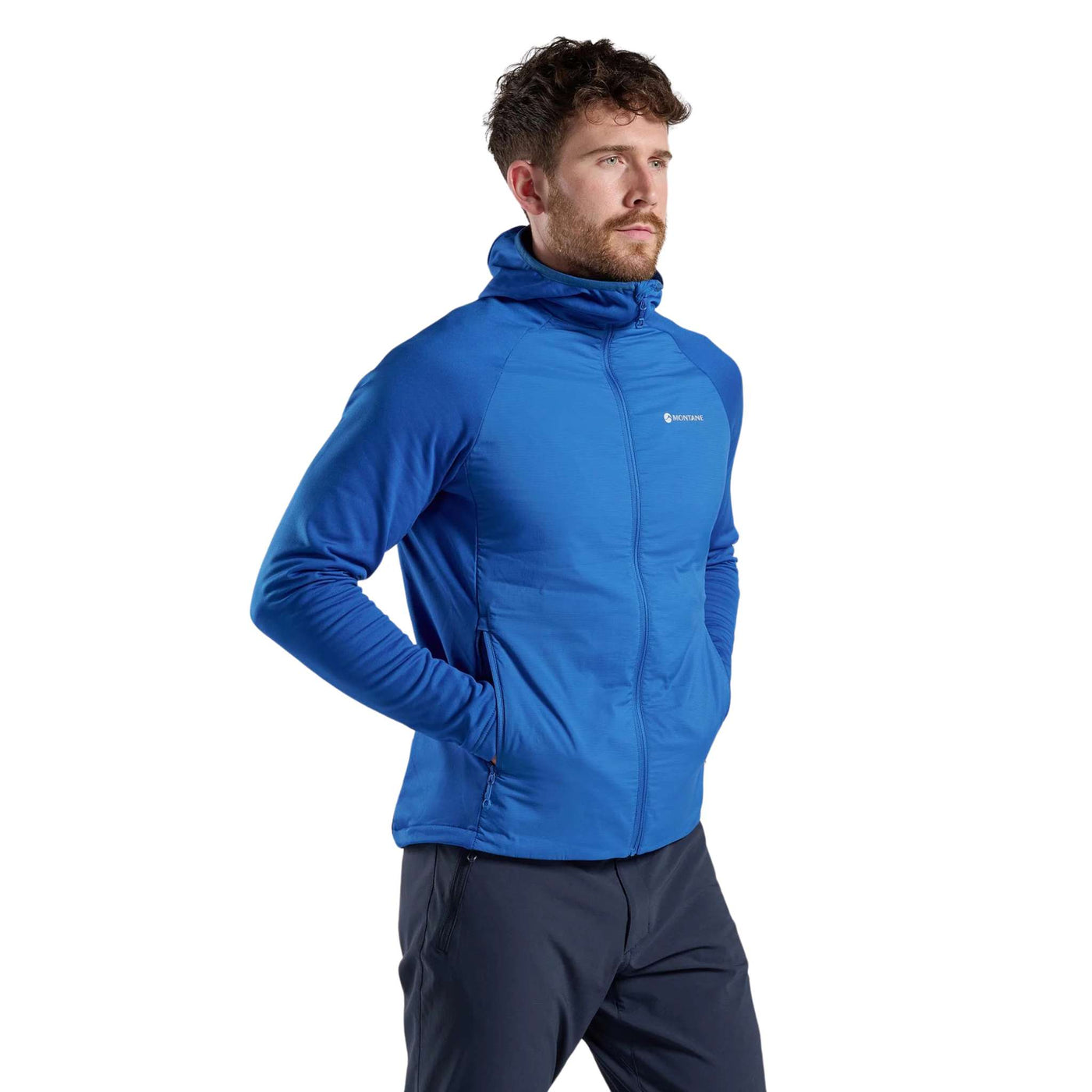 Montane Sirocco Lite Hoodie - Mens | Men's Softshell And Fleece | Further Faster Christchurch NZ | #neptune-blue