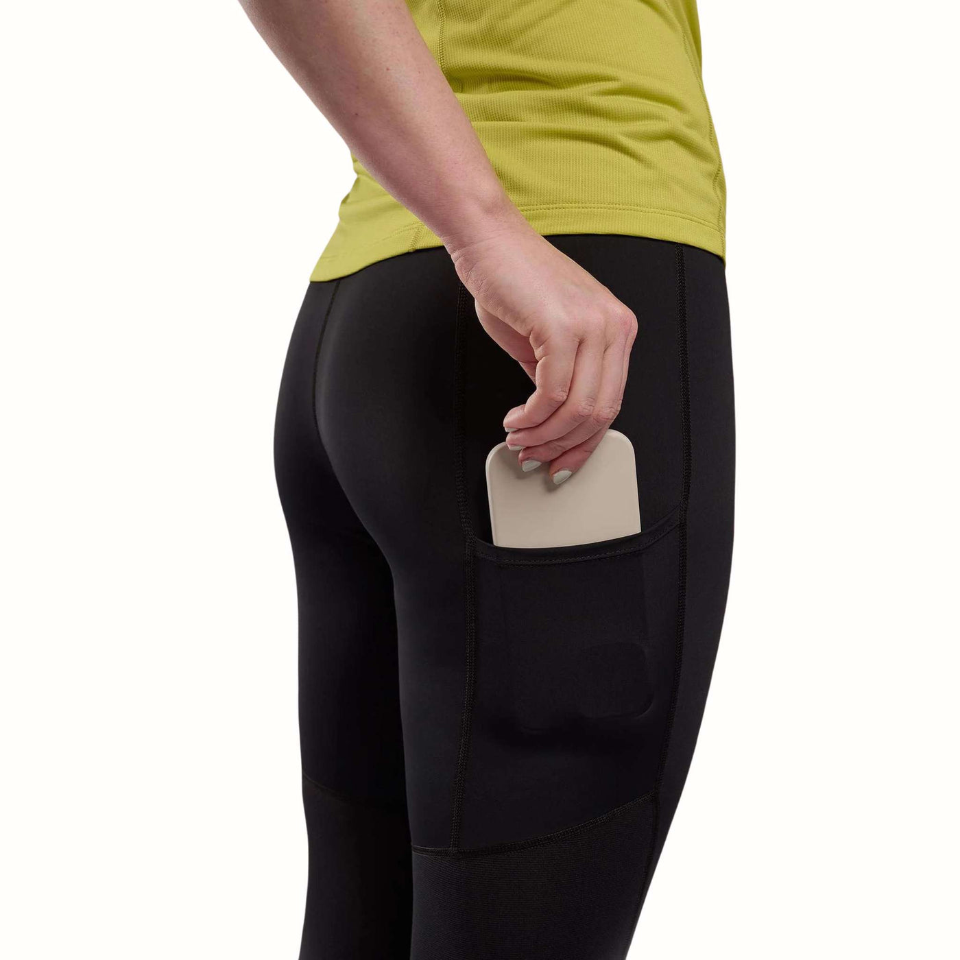 Montane Slipstream Trail Tights Regular Leg - Womens | Trail Running Tights | Further Faster Christchurch NZ | #black
