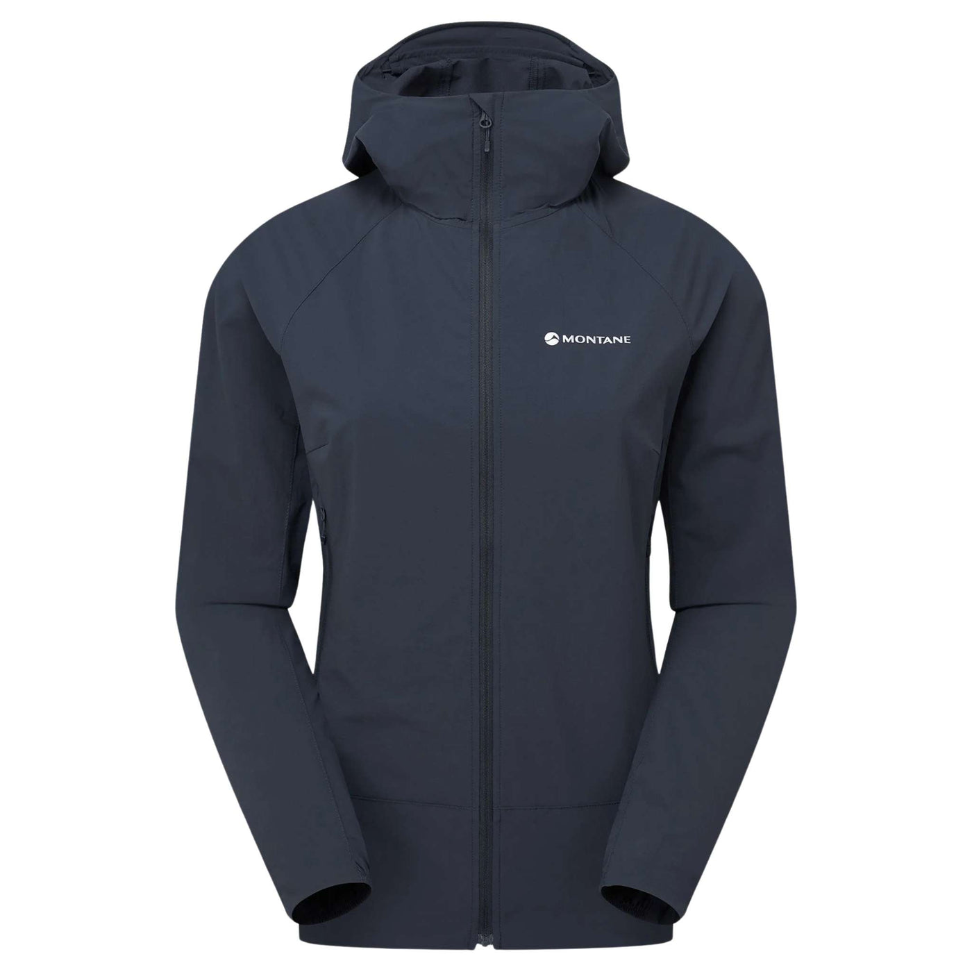 Montane Tenacity Nano Hoodie - Womens | Womens Hooded Softshell Jacket | Further Faster Christchurch NZ | #eclipse-blue