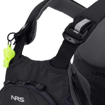 NRS Vector PFD | Kayaking and Paddle PFD | Further Faster Christchurch NZ | #black