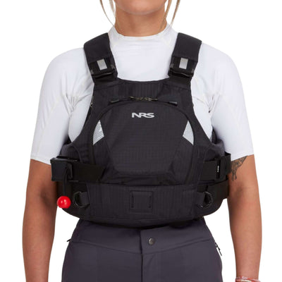 NRS Vector PFD | Kayaking and Paddle PFD | Further Faster Christchurch NZ | #black