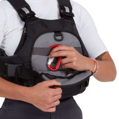 NRS Vector PFD | Kayaking and Paddle PFD | Further Faster Christchurch NZ | #black