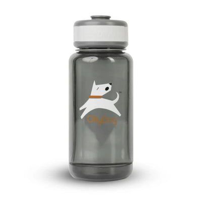 OllyDog OllyBottle 600ml | Dog Water Bottle and Bowl | Further Faster Christchurch NZ #grey
