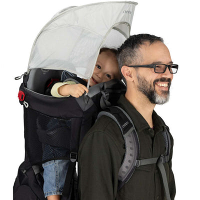 Osprey Poco Child Carrier | Osprey NZ | Kids Hiking Pack | Further Faster Christchurch NZ | #black