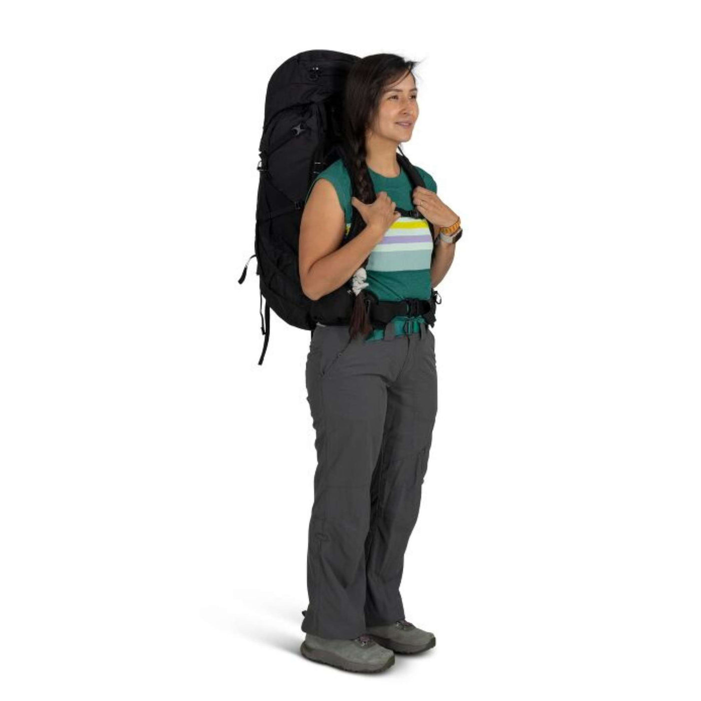 Osprey Tempest 44 Backpack - Womens | Osprey NZ | Hiking and Tramping Pack | Further Faster Christchurch NZ | #black-coal-gray