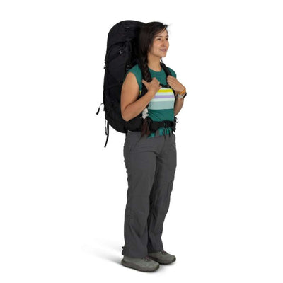 Osprey Tempest 44 Backpack - Womens | Osprey NZ | Hiking and Tramping Pack | Further Faster Christchurch NZ | #black-coal-gray