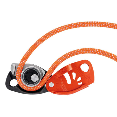 Petzl Neox Belay Device | Rock Climbing Hardware | Further Faster Christchurch NZ | #orange