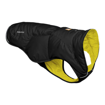 Ruffwear Quinzee Dog Jacket | Insulated Dog Jacket | Further Faster Christchurch NZ | #obsidian-black