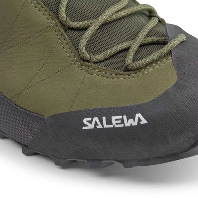 Mens Footwear NZ | Salewa Wildfire Leather 2 GTX Shoe - Mens | Further Faster Christchurch NZ | #faded-green-black