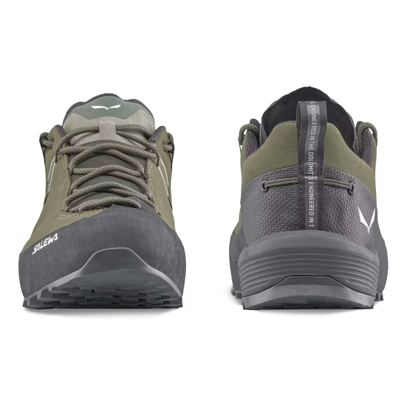 Mens Footwear NZ | Salewa Wildfire Leather 2 GTX Shoe - Mens | Further Faster Christchurch NZ | #faded-green-black