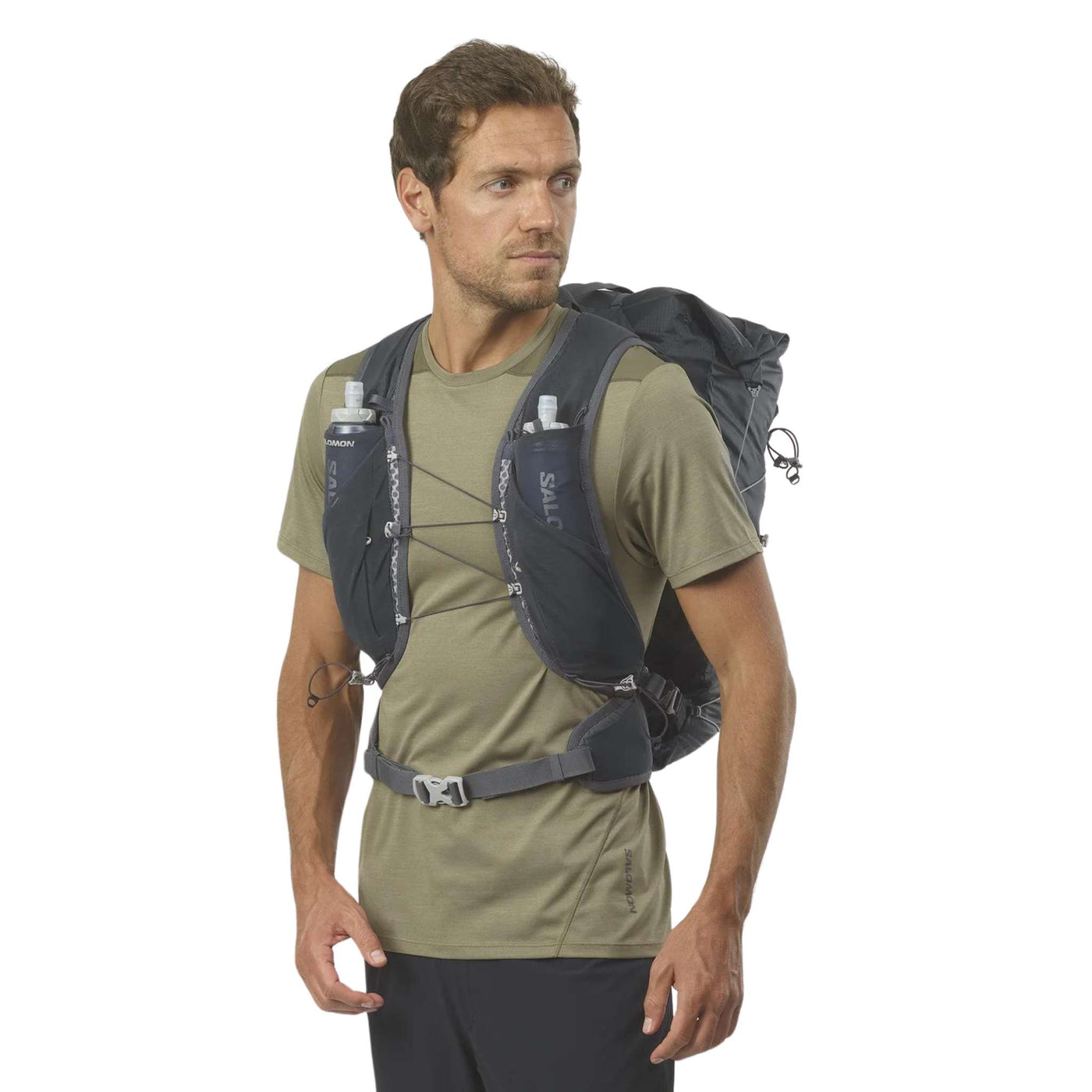 Salomon Xa 35 - Without Flasks | Hiking Bags and Backpacks | Further Faster Christchurch NZ | #ebony-black