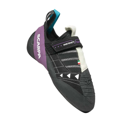 Climbing Shoe NZ | Scarpa Instinct VSR LV Climbing Shoe | Further Faster Christchurch NZ | #black-violet-milk