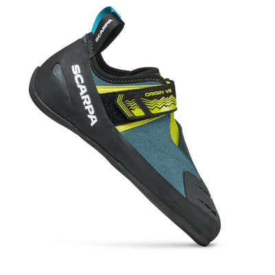 Scarpa Origin VS Climbing Shoe - Mens | Climbing Shoes | Further Faster Christchurch NZ | #petrol-lime