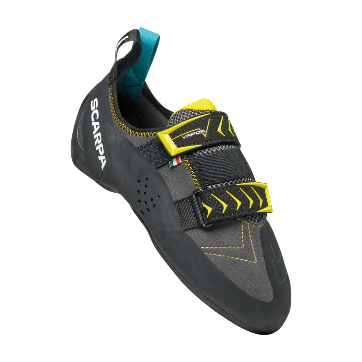 Climbing Shoe NZ | Scarpa Vapor V Climbing Shoe - Mens | Further Faster Christchurch NZ | #smoke-yellow