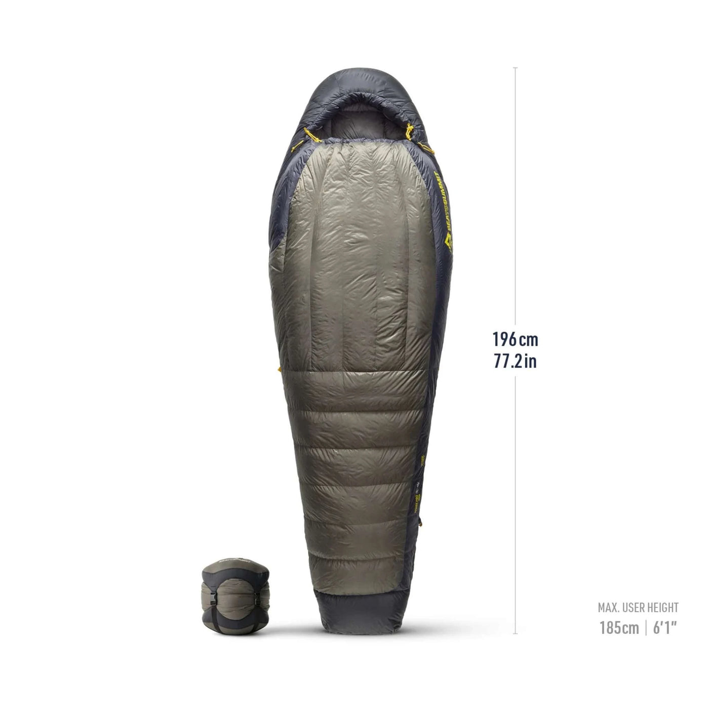 Sleeping Bag NZ | Sea to Summit Spark Pro 900+ Down Sleeping Bag -1C Regular - Beluga | Further Faster Christchurch NZ | #beluga