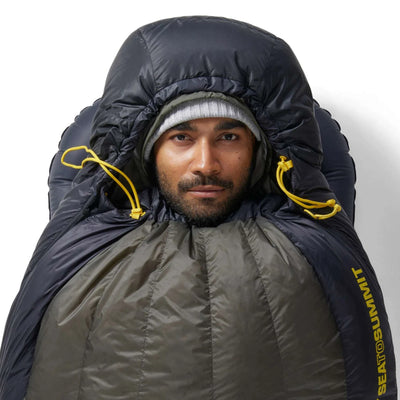 Sleeping Bag NZ | Sea to Summit Spark Pro 900+ Down Sleeping Bag -1C Regular - Beluga | Further Faster Christchurch NZ | #beluga