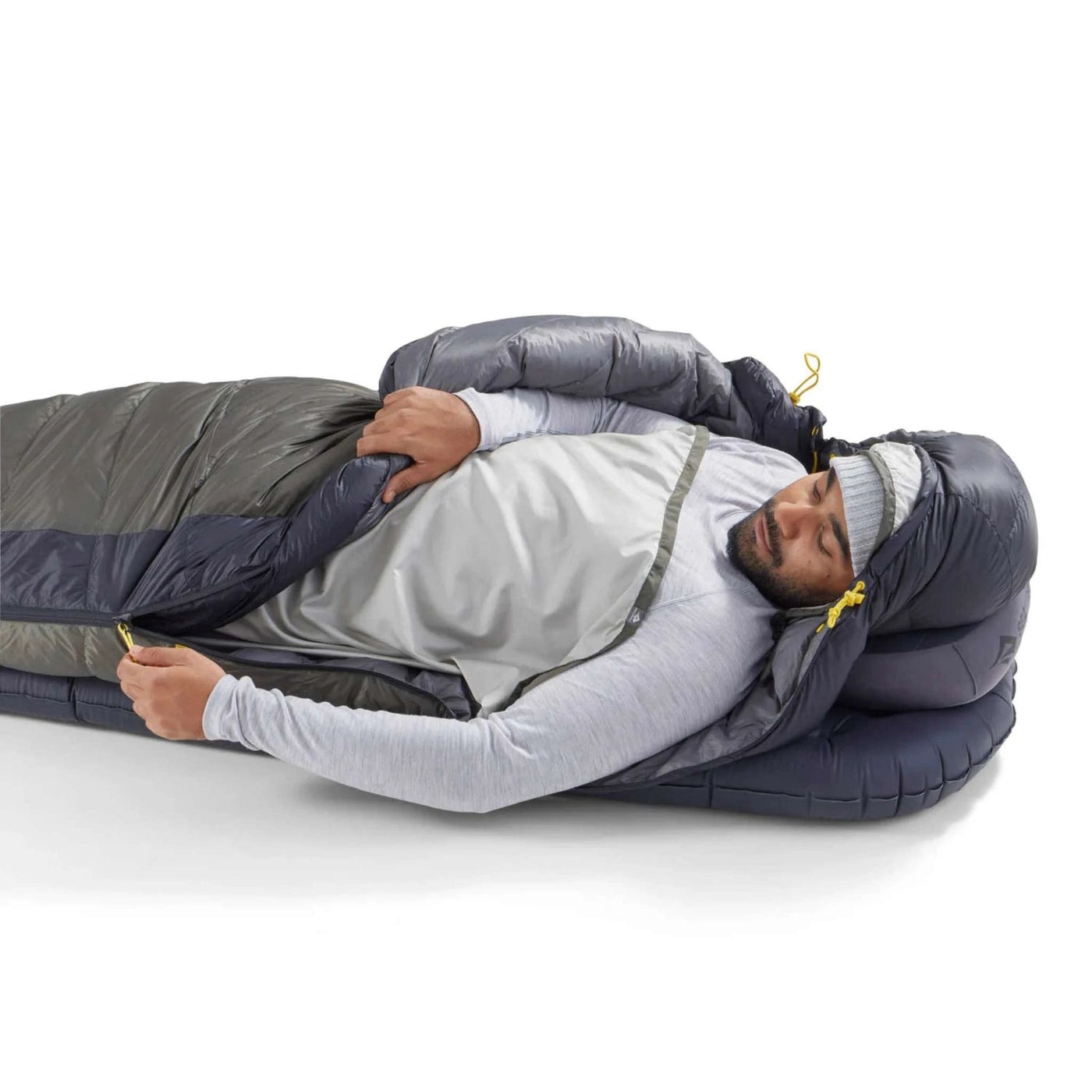 Sleeping Bag NZ | Sea to Summit Spark Pro 900+ Down Sleeping Bag -1C Regular - Beluga | Further Faster Christchurch NZ | #beluga