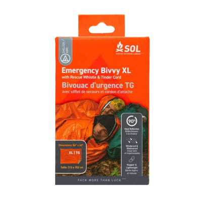 Backcountry Shelter NZ | SOL Emergency Bivvy XL with Rescue Whistle | Further Faster Christchurch NZ