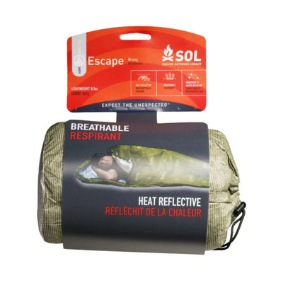 SOL Escape Bivvy with Hood | Backcountry Shelter NZ | Further Faster Christchurch NZ | #od-green