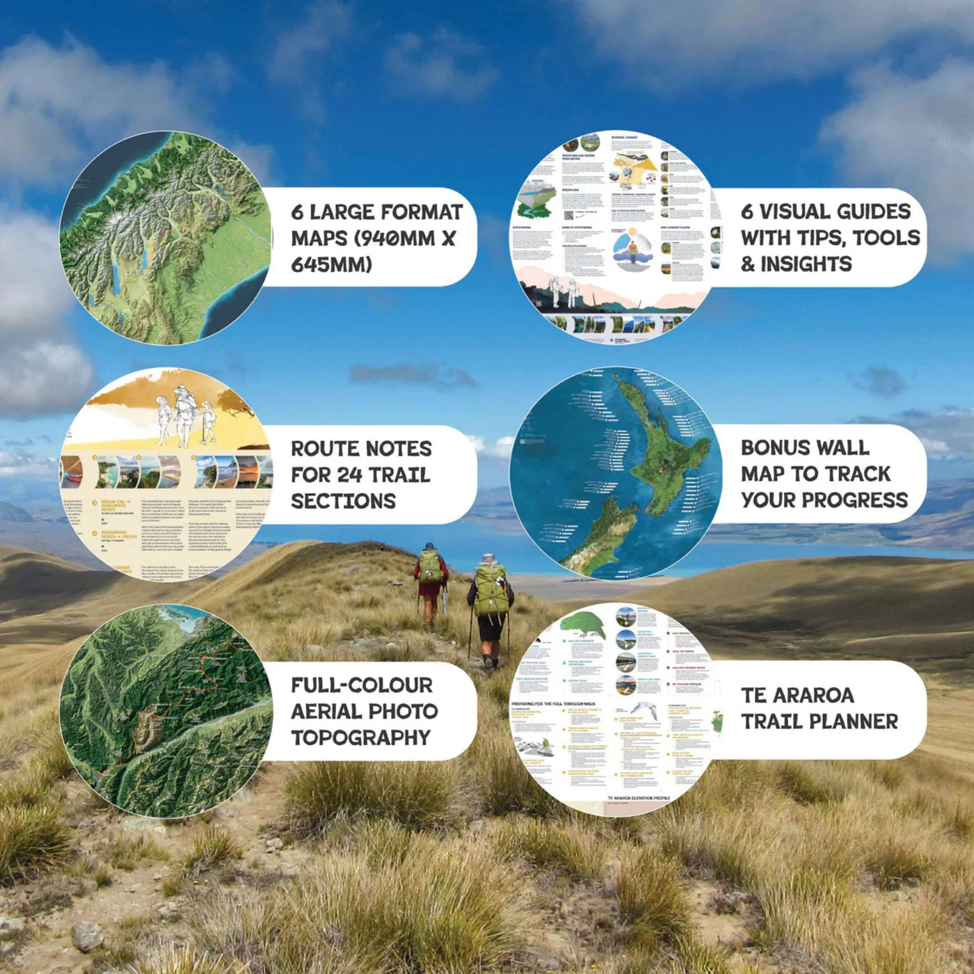 Map NZ | Te Araroa Map Series and Toolkit – Further Faster