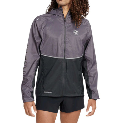 Hiking and Running Waterproof Jacket | Ultimate Direction Clearance Ultra Jacket - Mens | Further Faster Christchurch NZ | #onyx