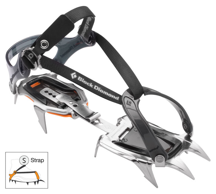 Black Diamond Contact Strap Stainless Steel Crampons with ABS