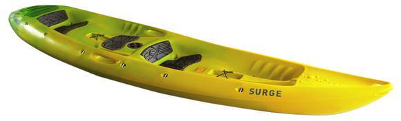 Mission Surge Package: Includes 2 Splash Paddles, 2 Freetime PFDs #yellow-fade