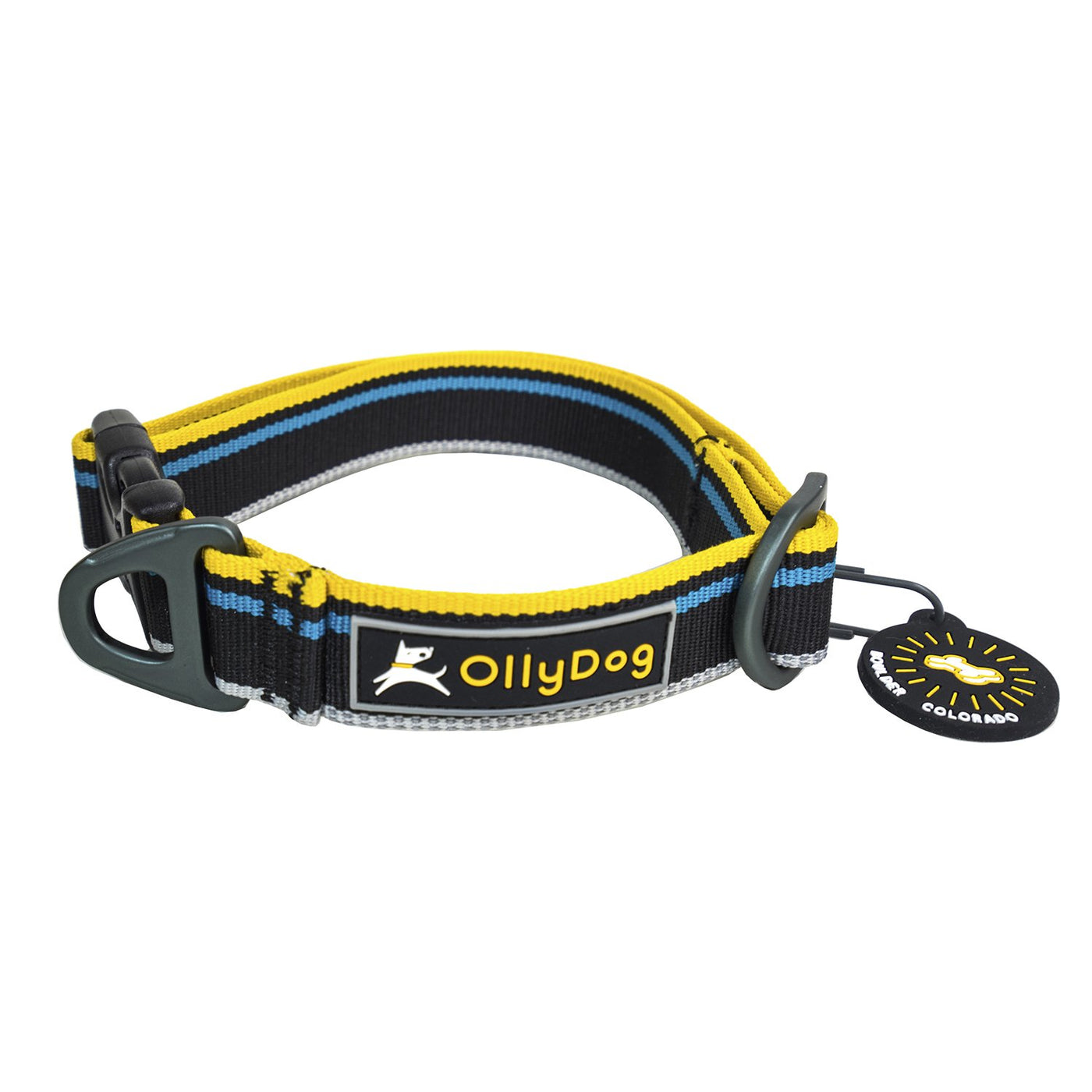 OllyDog Urban Trail Reflective Collar | Outdoor Dog Gear | NZ Olly Dog Urban Trail Reflective Collar #Anthracite