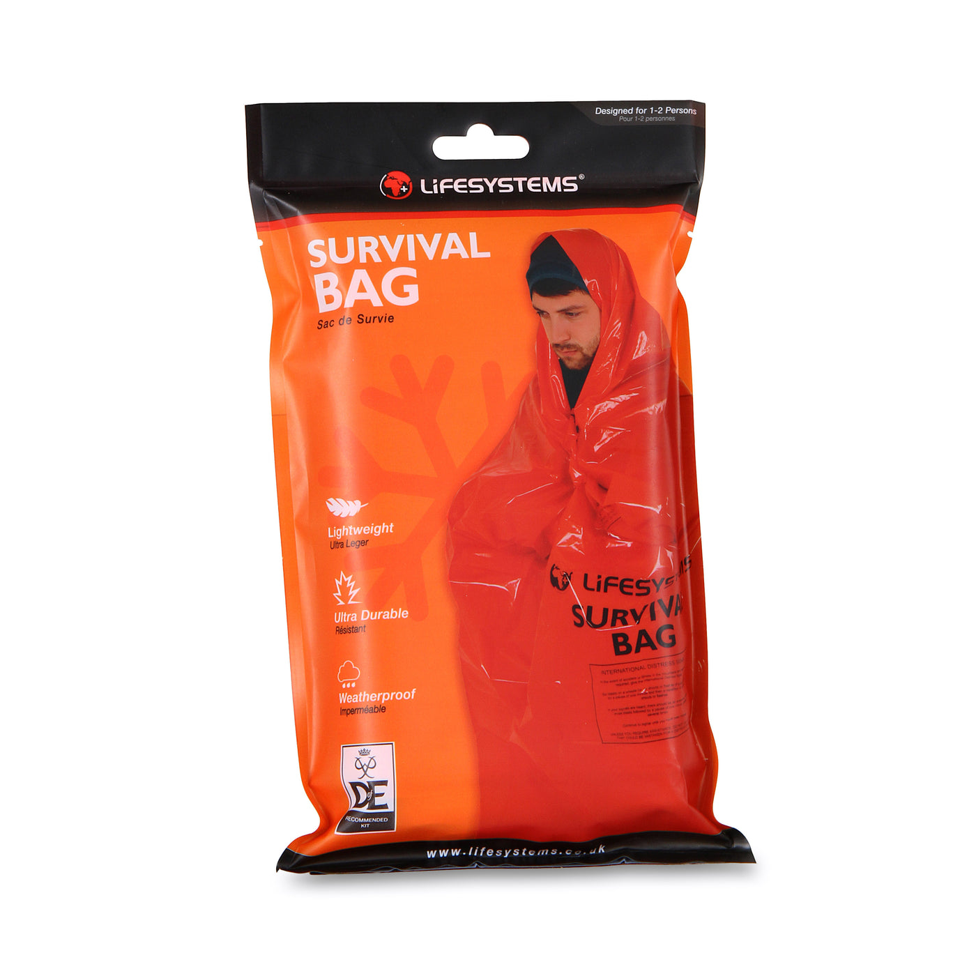 Lifesystems Survival Bag Orange | Survival and Safety Bag | NZ