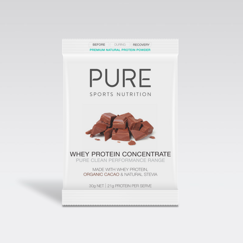 Pure Whey Protein Sachet 30g - Chocolate | Pure Sports Nutrition NZ