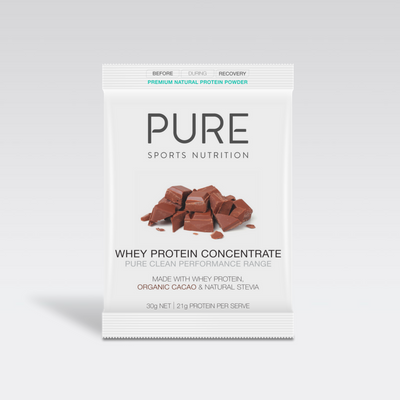 Pure Whey Protein Sachet 30g - Chocolate | Pure Sports Nutrition NZ
