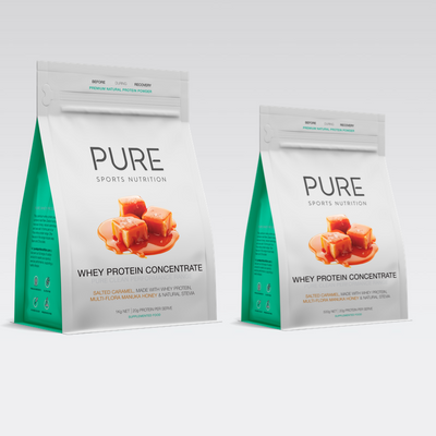 Pure Whey Protein 500g - Honey Salted Caramel | Pure Nutrition NZ